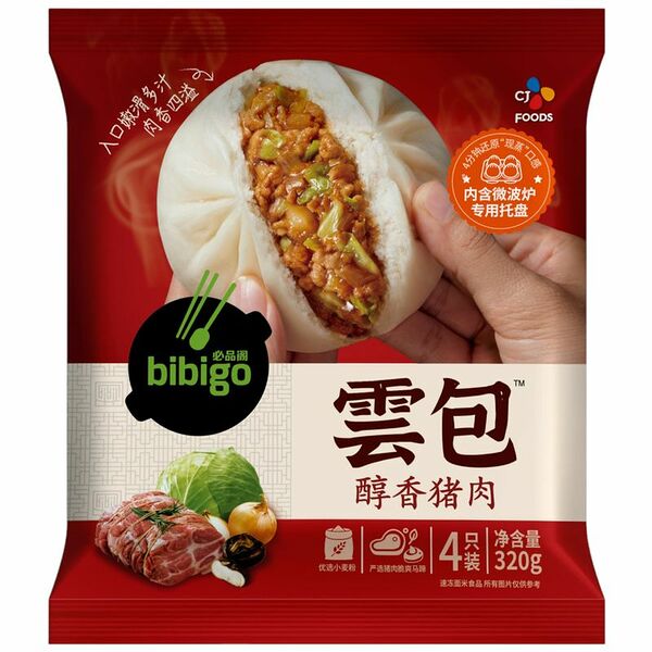 Булочки Bibigo Бао со свининой 80 г x 4 шт.