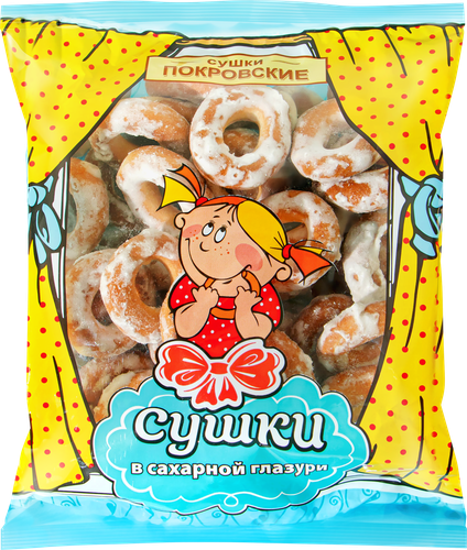 

Сушки Покровский хлеб в сахарной глазури, 190 г