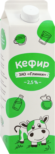 

Кефир Глинки 2.5%, 900 мл