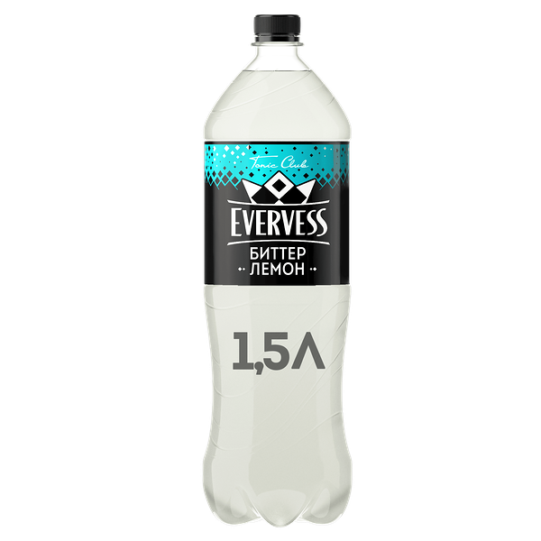 Газированный напиток Evervess Биттер Лемон 1.5 л