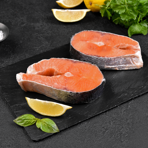 

Лосось Атлантический Лента Fresh стейк замороженный вес