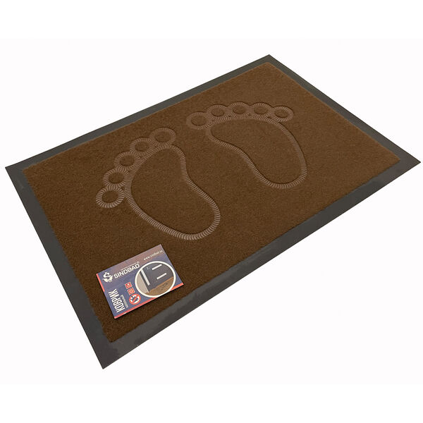 Коврик придверный Sindbad коричневый влаговпитывающий 40х60 см