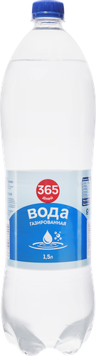 

Вода питьевая 365 Дней артезианская газированная, 1.5 л