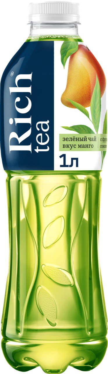 

Холодный зеленый чай Rich Манго 1 л