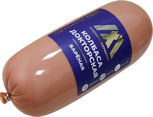 

Колбаса вареная Мясной характер Докторская 500 г