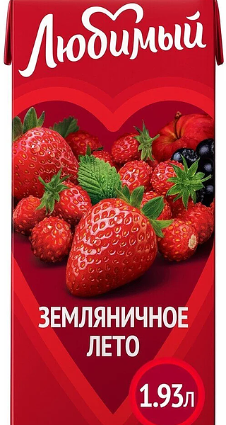 Напиток Земляничное Лето Любимый 1.93 л