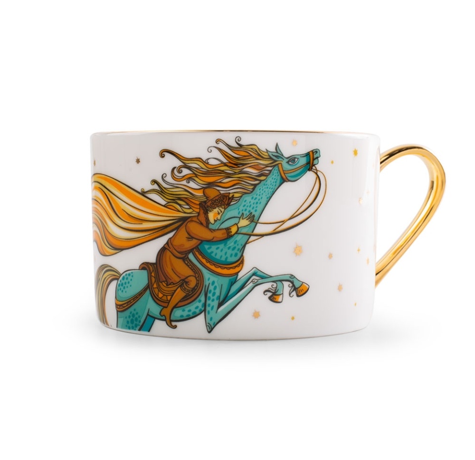 

Чашка с блюдцем Императорский фарфоровый завод Идиллия Конек-горбунок день 250 мл