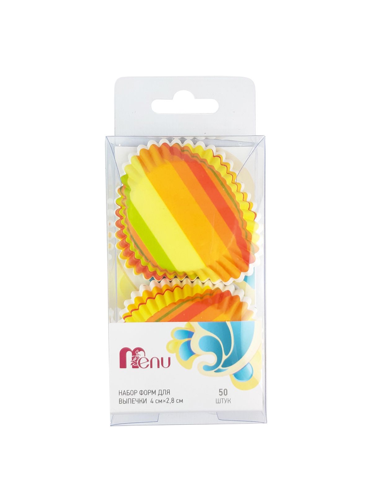 

Набор форм для выпечки Menu 4x2,8см, пергамент бумага, одноразовые