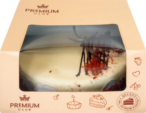 

Торт Premium Club Клубника со сливками 1.4 кг