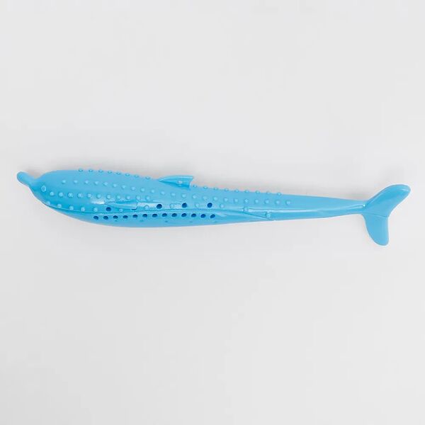 Игрушка для кошек Дельфин с кошачьей мятой, 16,5х4 см