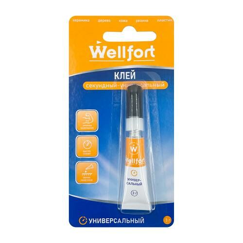Клей секундный Wellfort WT-CC0001 3 г