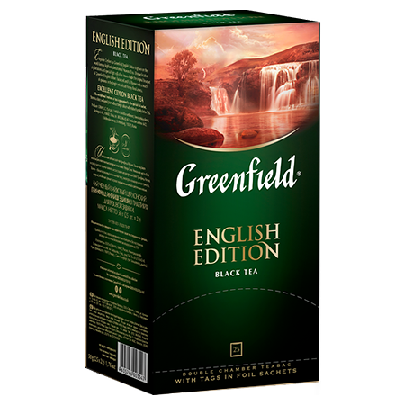 Чай Greenfield English edition черный 25 шт. х 1.5 г