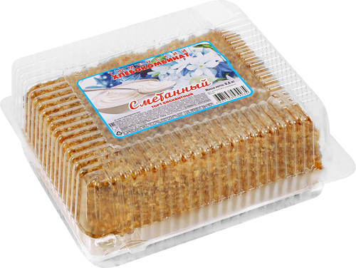 

Торт Тюменский хлебокомбинат Сметанный 600 г