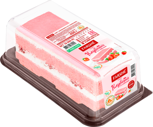 

Торт Farshe Клубника со сливками 400 г