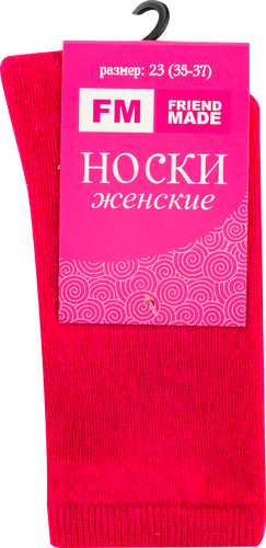 

Носки женские FM FRIEND MADE розовые, р.23 Арт. WS032