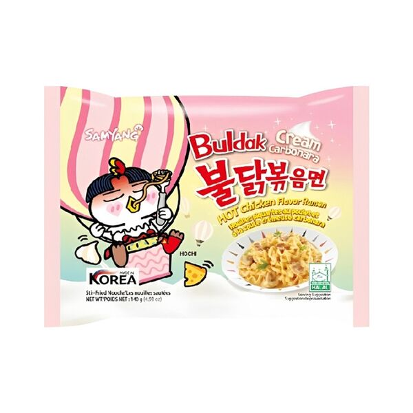 Лапша Samyang Hot Chicken Cream Carbonara 140 г