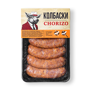 

Колбаски из свинины "Чоризо" Открытый огонь 450 г