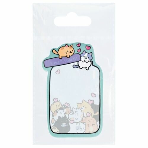 

Самоклеящийся блок фигурный Meshu Cats pot, 40 л., европодвес