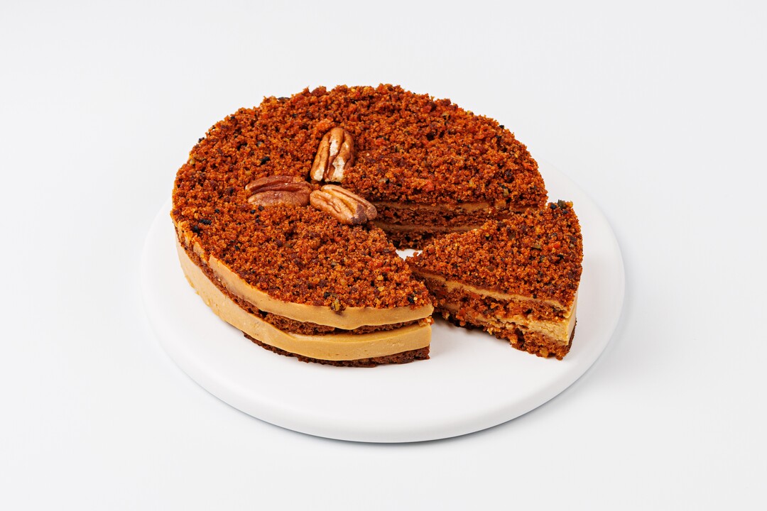 

Торт Вкусвилл Морковный с пеканом постный 500 г