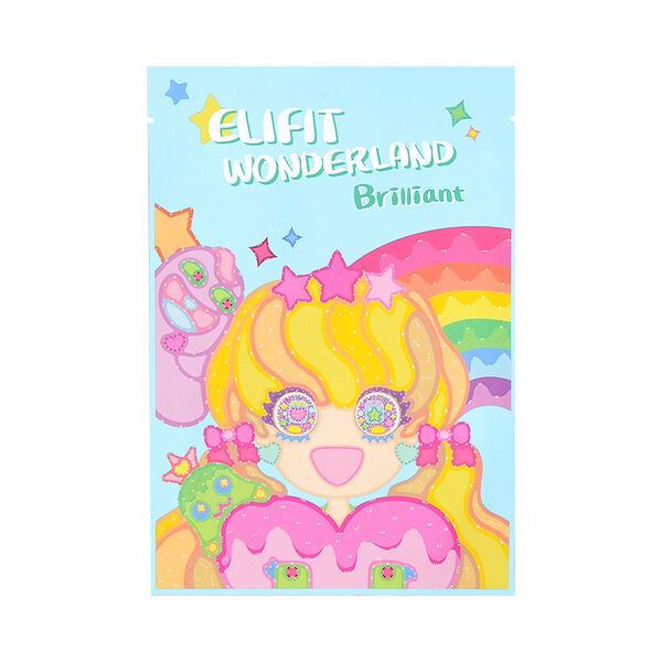 Маска для лица Elifit Wonderland Brilliant для сияния кожи 28 г