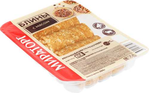 

Блины с мясом Мираторг 280 г