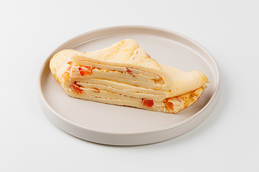 

Омлет с томатами и моцареллой 200 г