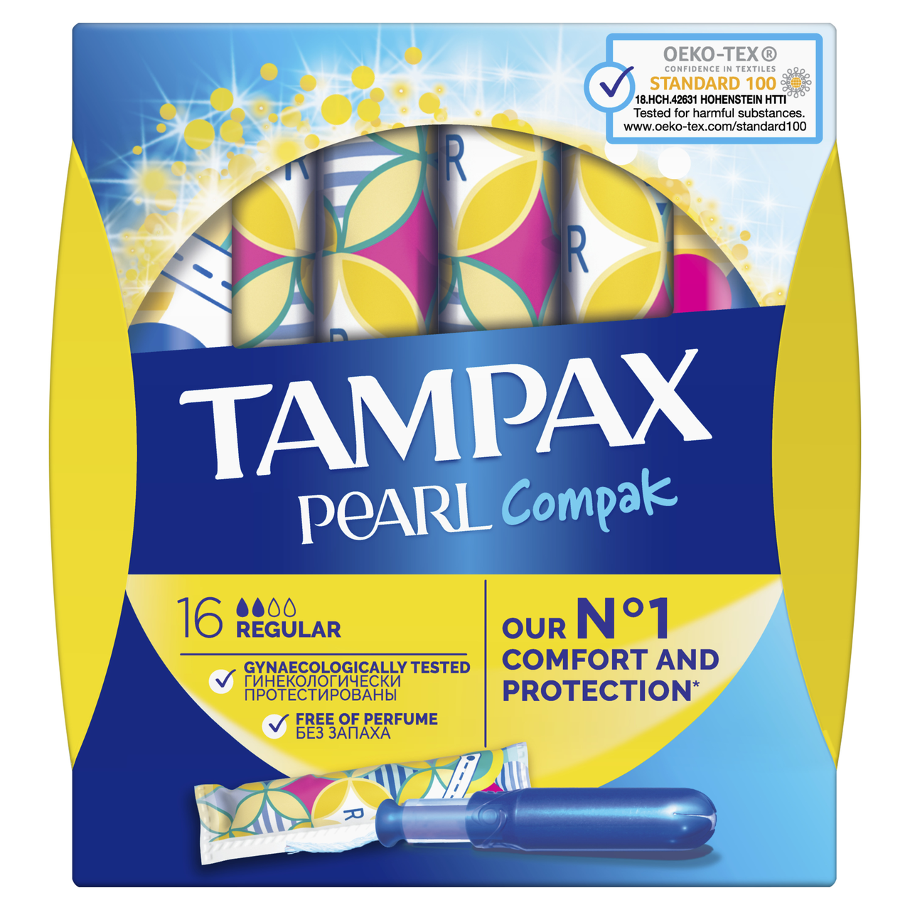 

Тампоны Tampax Pearl Compak Regular Duo 16 шт.