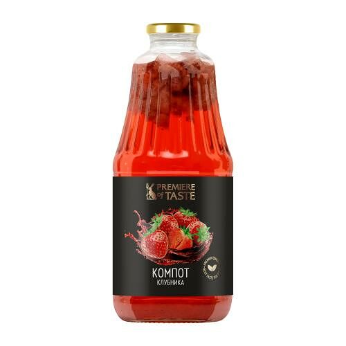 Компот Premiere Of Taste из клубники 1 л