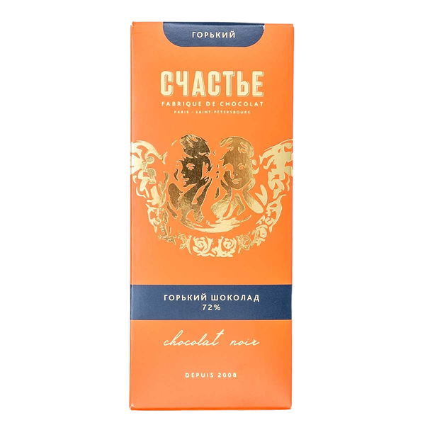 Шоколад Счастье Горький 72% 70 г, Россия
