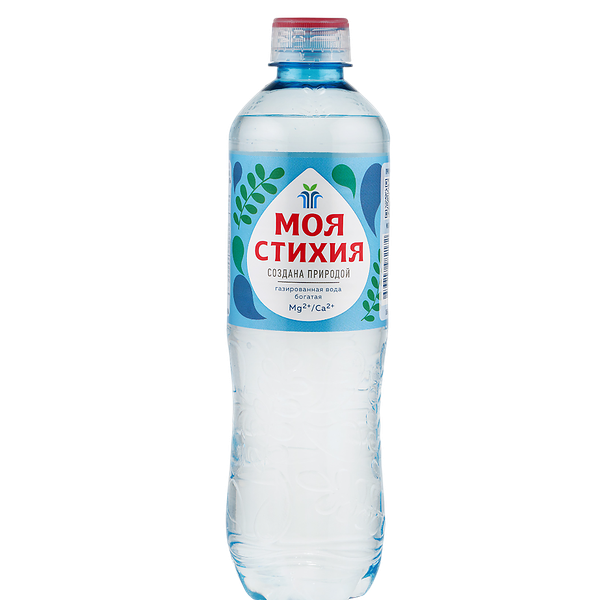 Вода минеральная Моя Стихия газированная 0.5 л