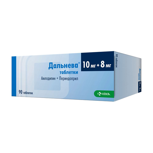 Дальнева таблетки 10 мг + 8 мг 90 шт