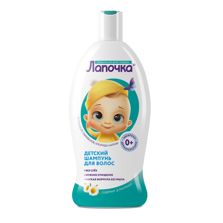

Шампунь детский для волос Лапочка мягкий без слез, 300 мл