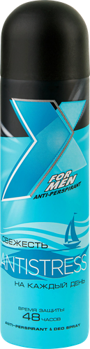 

Дезодорант-антиперспирант спрей мужской X STYLE Antistress, 145 мл