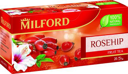 Чай фруктовый Milford Rosehip в пакетиках 20 пак 