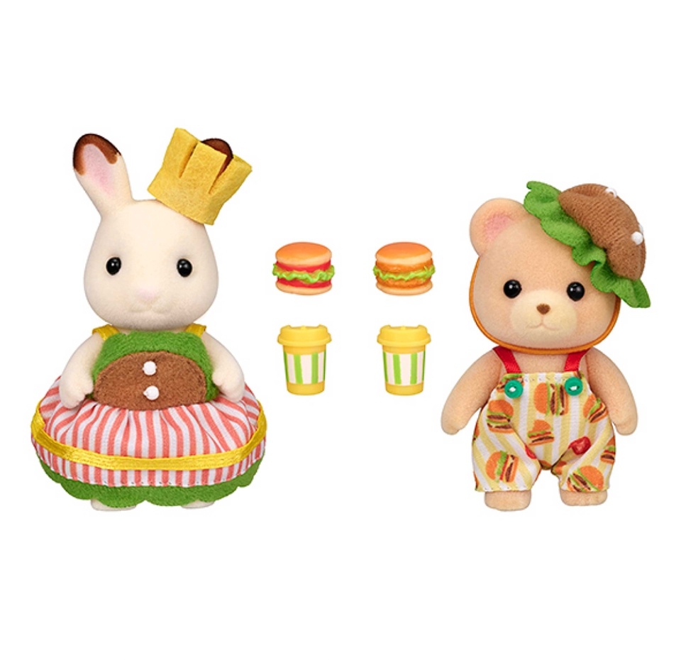 

Игровой набор Sylvanian Families Малыши в костюмах гамбургеров, Япония