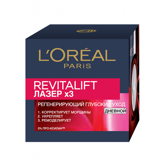Крем для лица L’Oréal Paris Revitalift Лазер х3 Дневной регенерирующий 50 мл