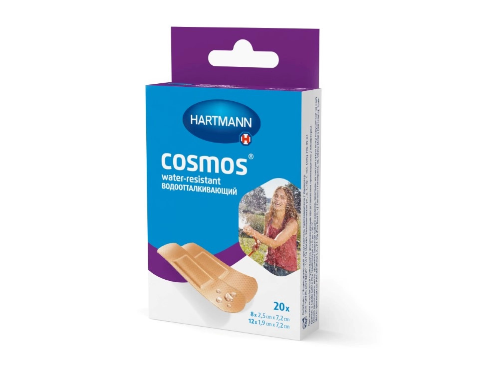 

Пластырь Hartmann Cosmos Water-Resistant водоотталкивающий 2 размера 20 шт