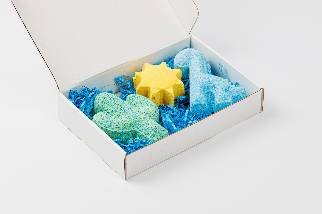 

Набор фигурных бомбочек для ванны, 3 шт