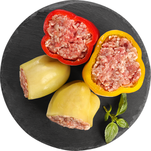 

Перец фаршированный полуфабрикат охлажденный, вес