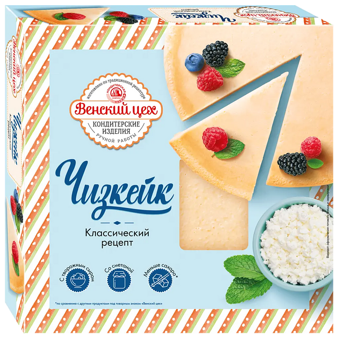 

Торт Венский цех Чизкейк 370 г
