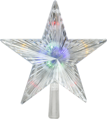 

Верхушка светодиодная Homeclub Звезда 24 см 20LED-ламп теплый белый/холодный белый на батарейках Арт. XY-BL2-10M