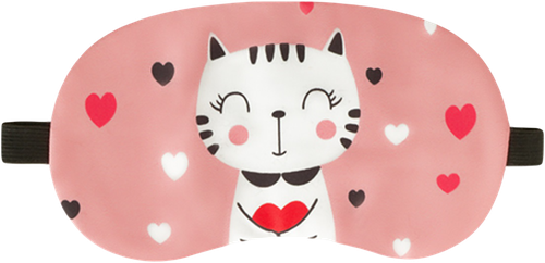 

Маска для сна MESHU Pinky cats, Арт. 368927 в ассортименте