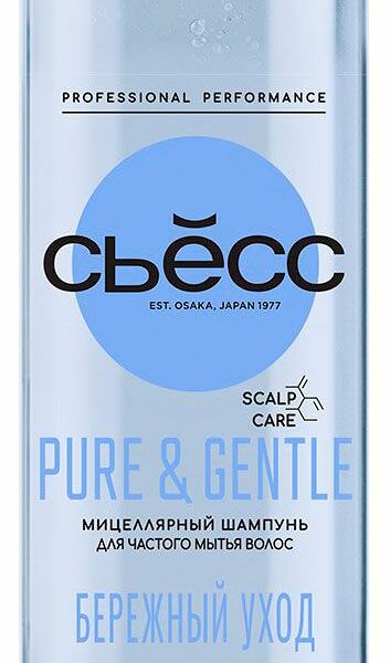 Шампунь для волос Сьесс Pure Gentle Мицеллярный Бережный уход 450 мл