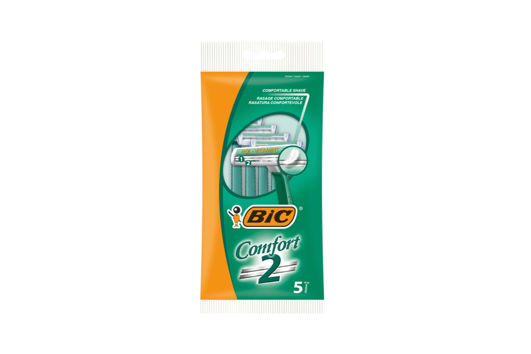 

Бритвенный станок одноразовый Bic Comfort 2 лезвия 5 шт.