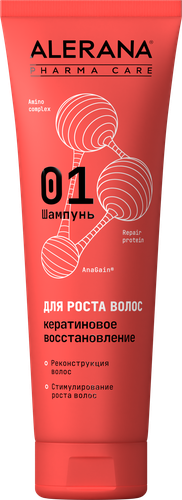 

Шампунь Alerana Pharma Care формула кератинового восстановления 260 мл