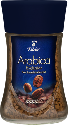 Кофе растворимый Tibio Арабика Exclusive натуральный сублимированный 47.5 г