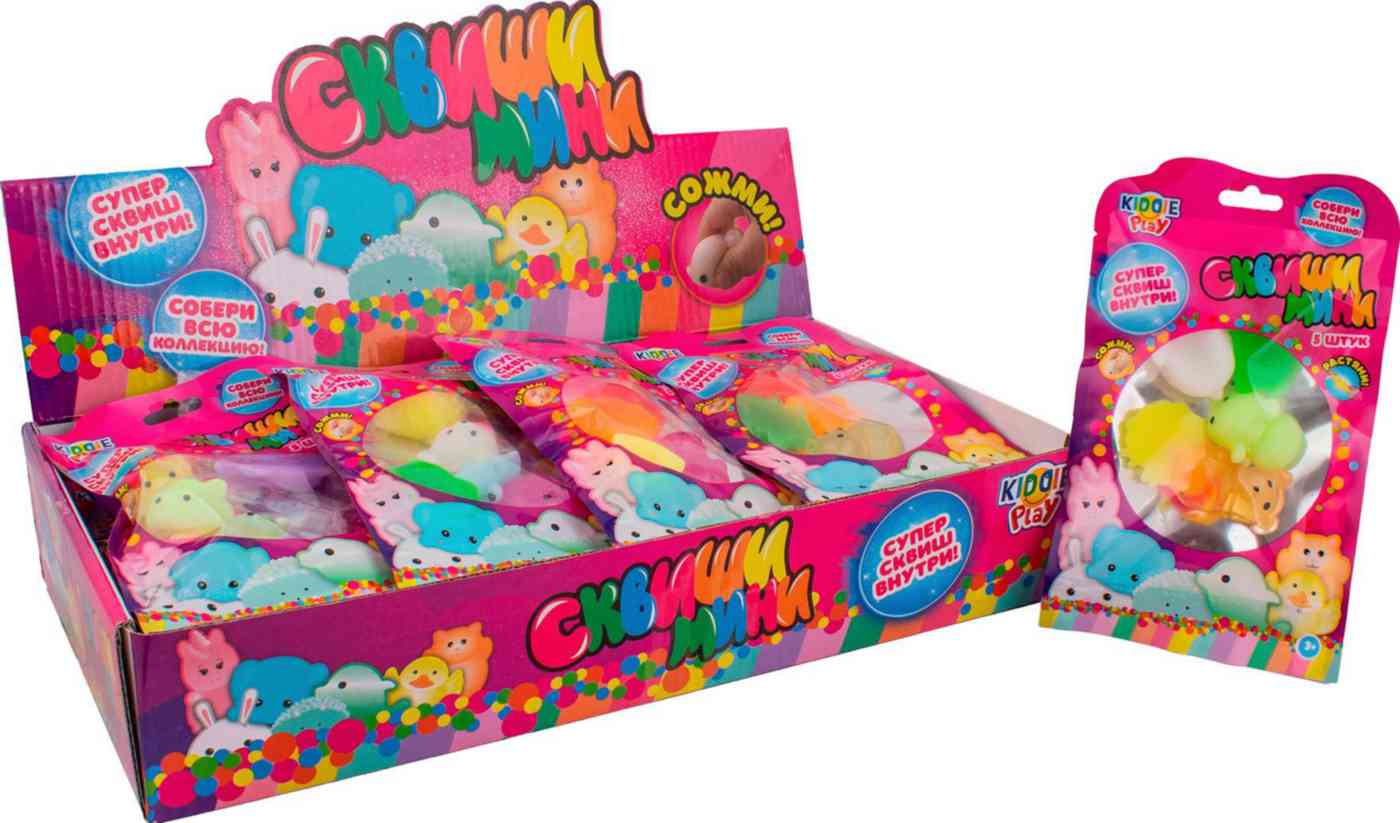 

Игрушка-сквиш Kiddie Play Мини фигурки в ассортименте 1 шт