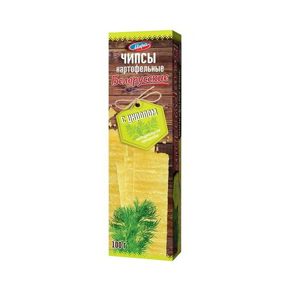Чипсы картоф.Белорусские с укропом 100г