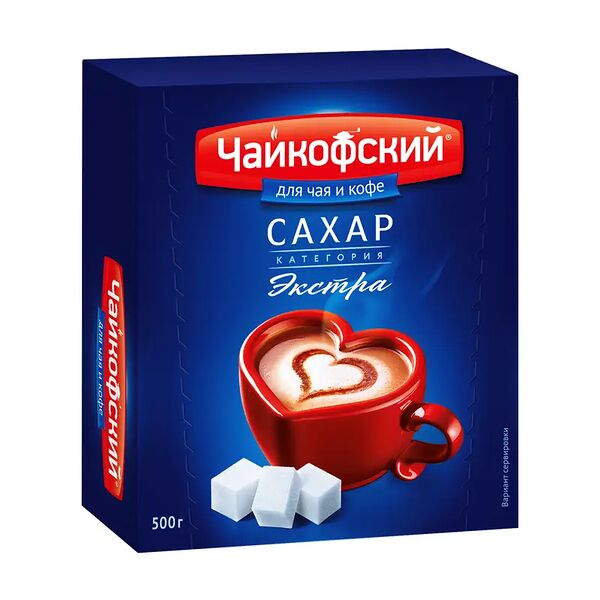 Сахар, Чайкофский, рафинад, 500 г