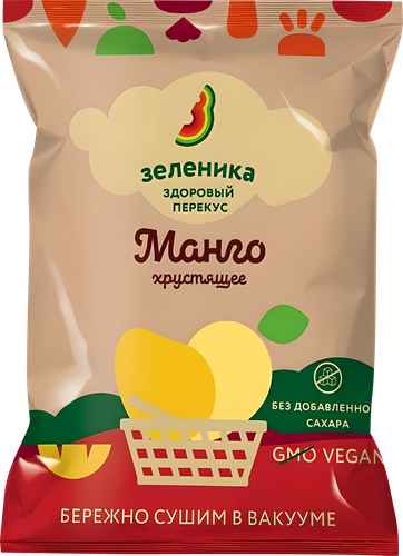 

Снеки фруктовые Зеленика Здоровый перекус из манго 15 г